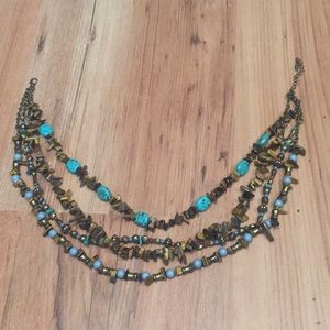 Brown & Turquoise Necklace